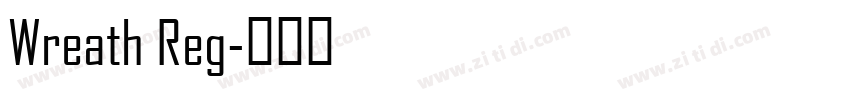 Wreath Reg字体转换